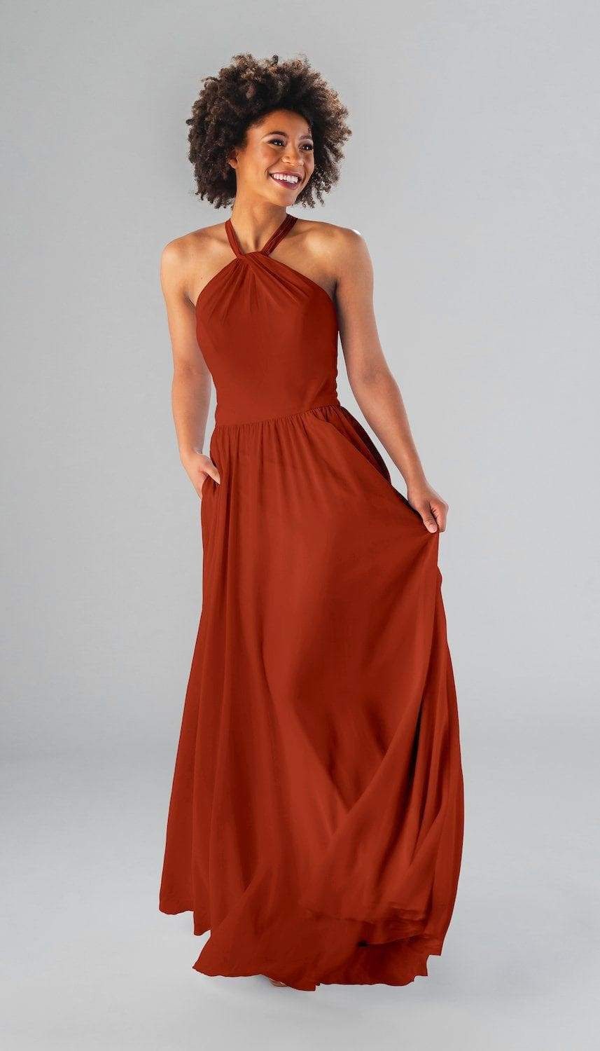 Luxe Rust Colored Bridesmaid Dresses We ...